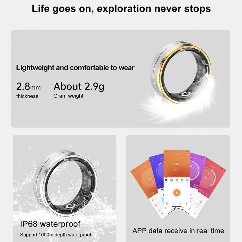 Smart Fitness Tracker Ring