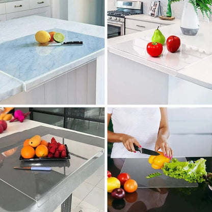 Easy Clean Cutting Board with Non Slip Edge