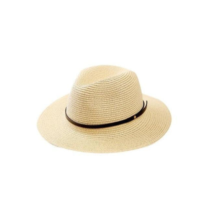 Women's Large Brim Summer Straw Rollup Hat