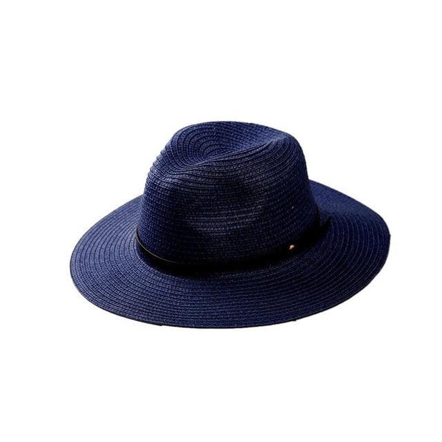 Women's Large Brim Summer Straw Rollup Hat