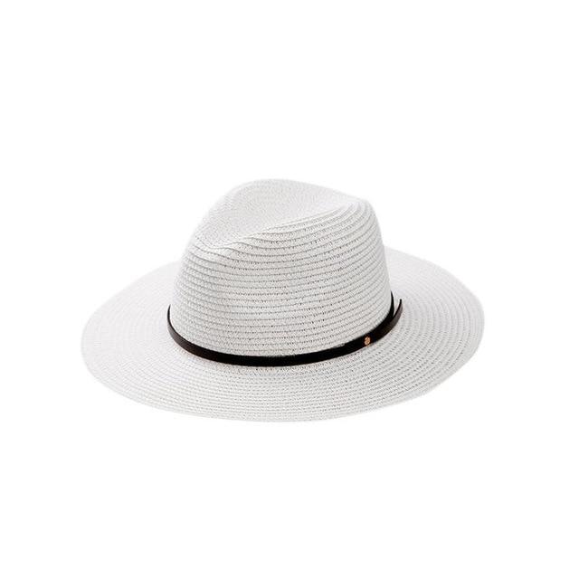 Women's Large Brim Summer Straw Rollup Hat