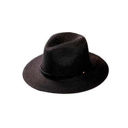 Women's Large Brim Summer Straw Rollup Hat