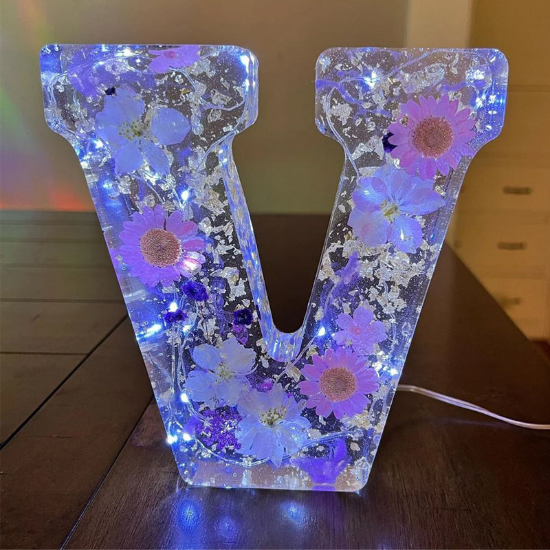Pretty Floral String Table Lamp