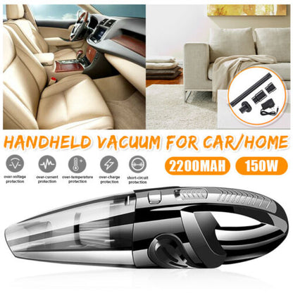Compact Rechargeable Auto Vacuum Mini Car Cleaner