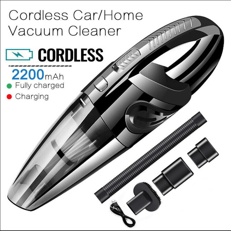 Compact Rechargeable Auto Vacuum Mini Car Cleaner - Halri