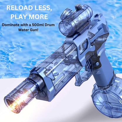 Rechargeable LED Water Gun with Flashing Lights