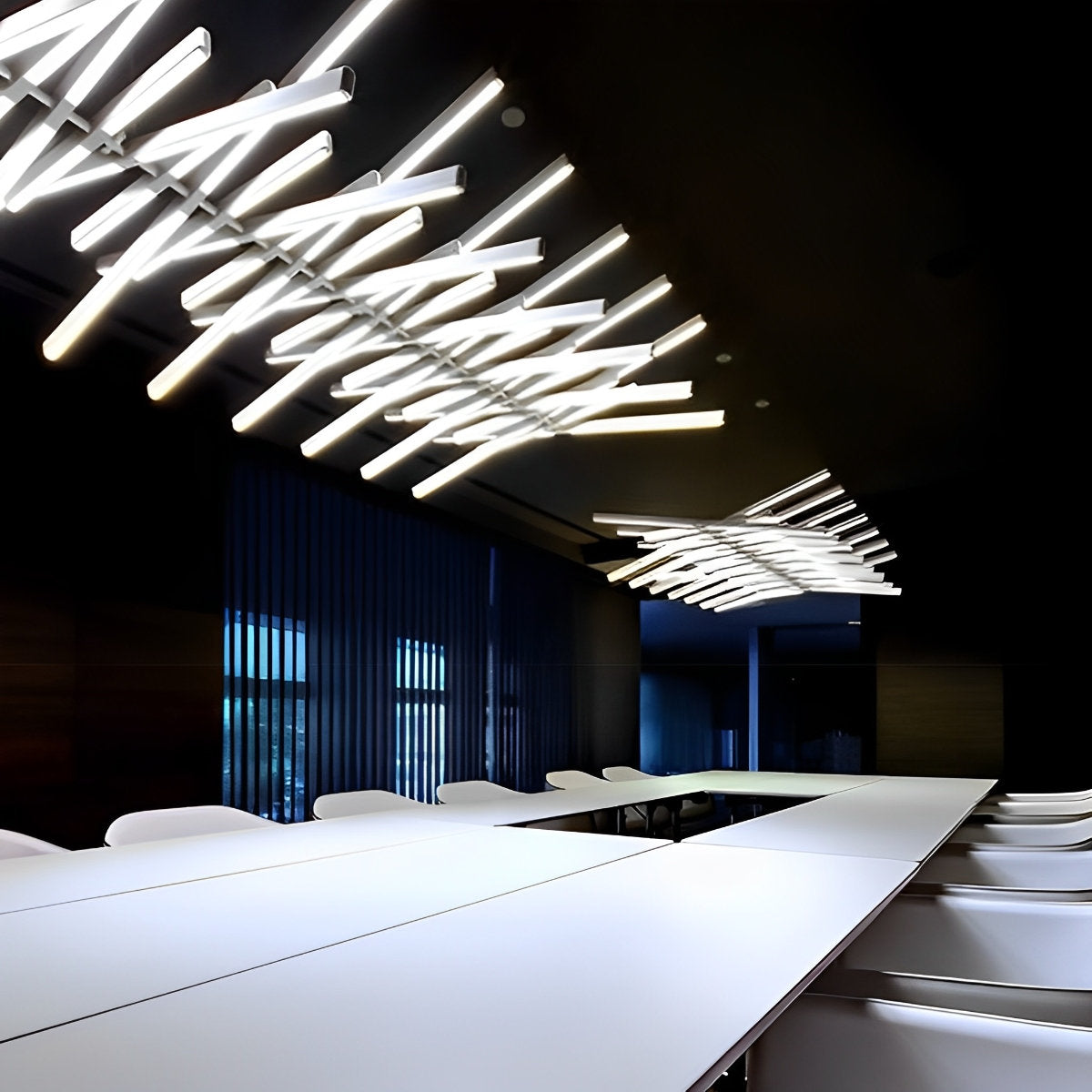 Modern Sleek Dimmable LED Pendant Light Fixture