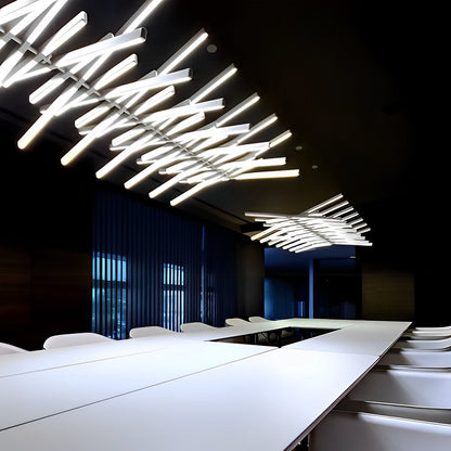 Modern Sleek Dimmable LED Pendant Light Fixture