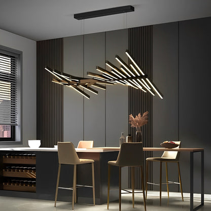Modern Sleek Dimmable LED Pendant Light Fixture - Halri