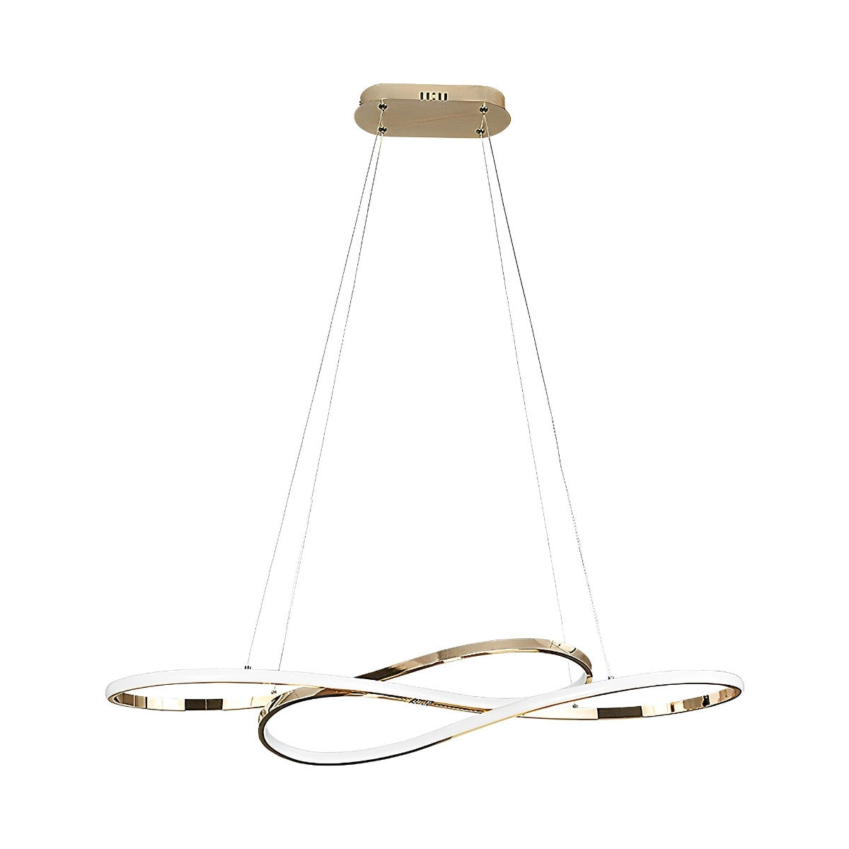 Stylish Curved 8 Led Dimmable Pendant Light Fixture