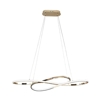 Stylish Curved 8 Led Dimmable Pendant Light Fixture