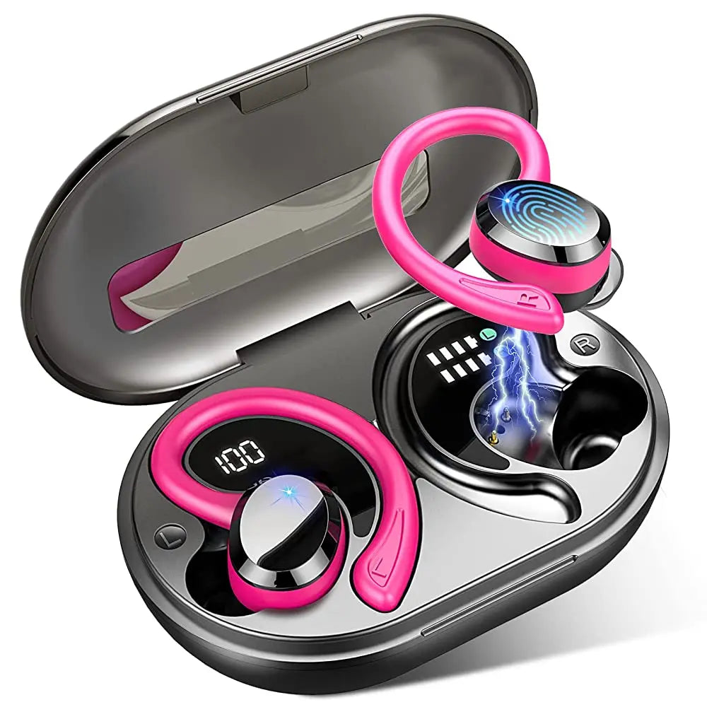 Wireless Earbuds with Long Lasting Battery Secure Fit