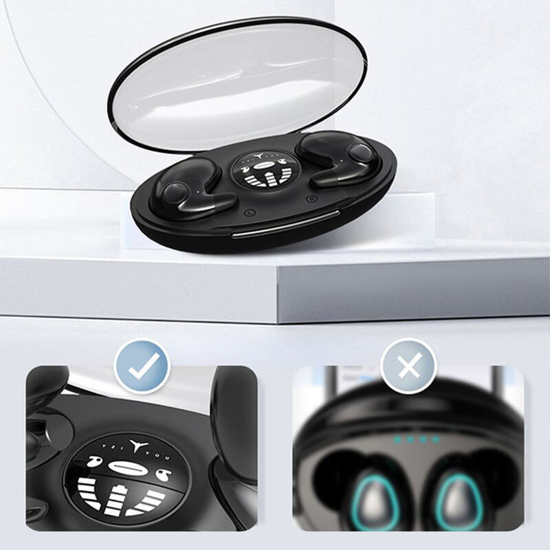 Sleek Waterproof Bluetooth Sleep Earbuds