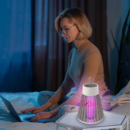 Compact USB Powered Mosquito Killer Lamp with LED Light