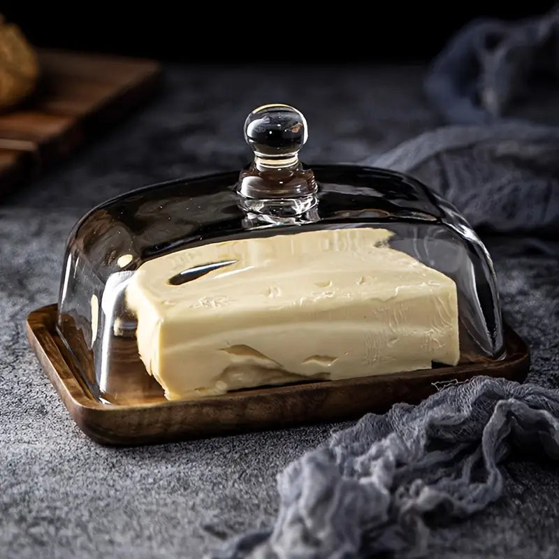Classic Wooden Butter Dish - Halri