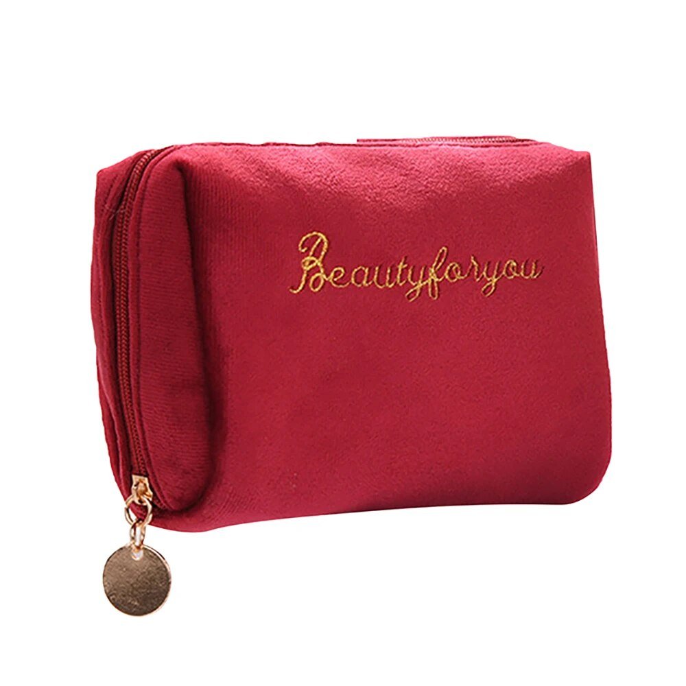 Luxury Velvet Makeup Pouch