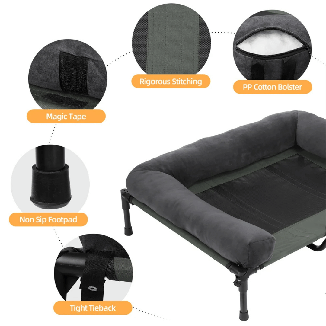 Orthopedic Elevated Dog Bed for Big Dogs