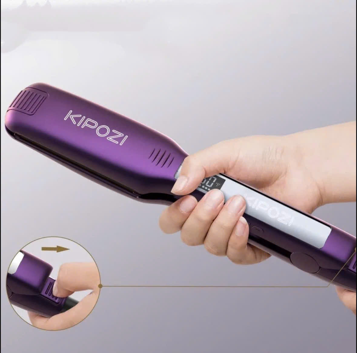 Quick Heat Pro Hair Straightener with Digital Screen - Halri